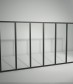 Verrière standard à vitrage fixe – 6 panneaux (H 115 cm x L 211 cm)